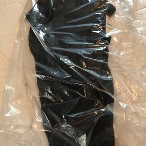 Black formal evening dress
